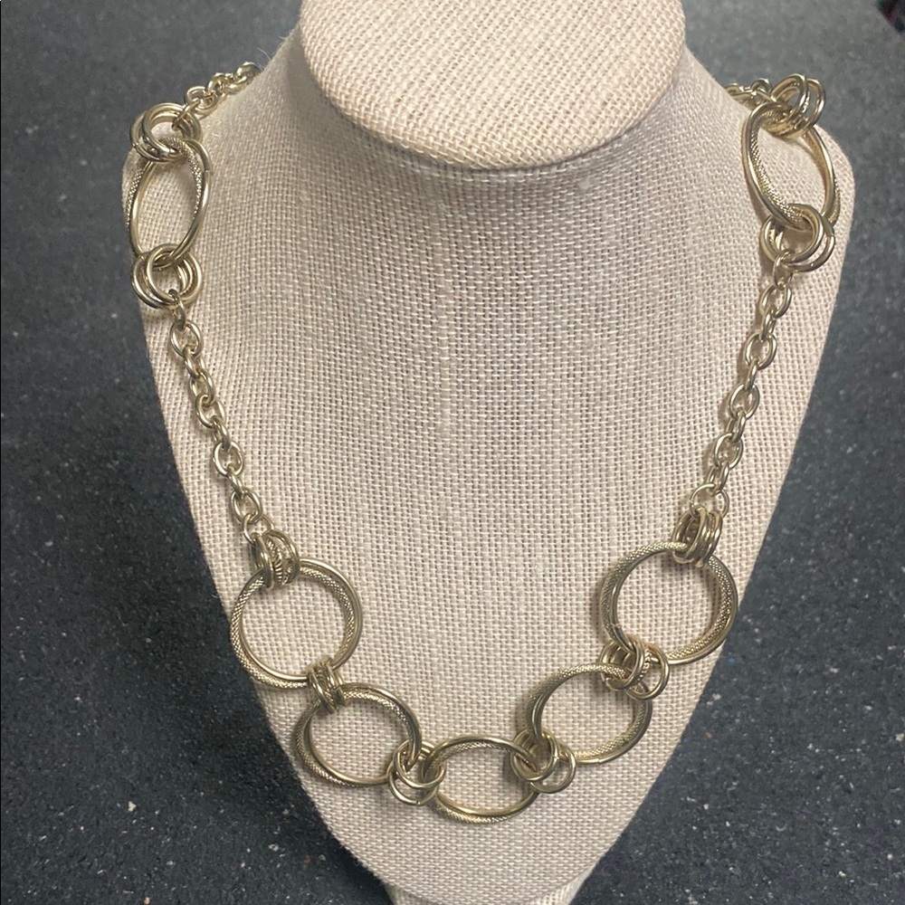 Gold Chain Link Necklace